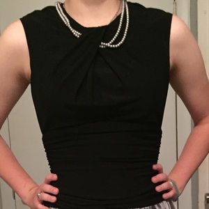 Black and gray homecoming/ prom dress.